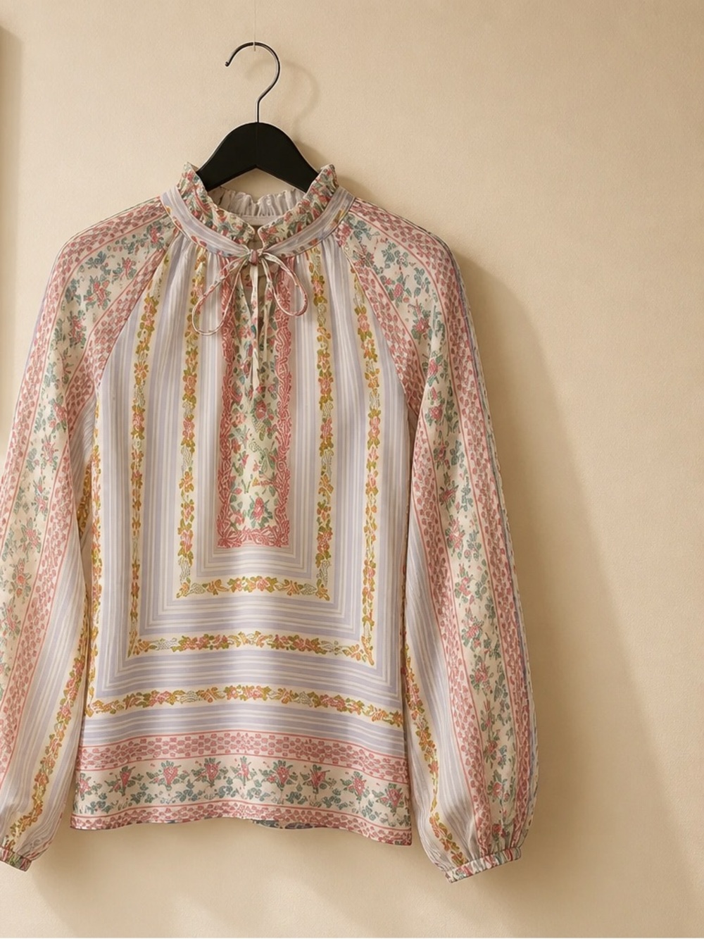 UNGARO WOMEN FASHION MULTICOLORED BARI BLOUSE - Picture 3 of 8